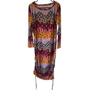 Target Latino Heritage XXL Form Fitted Ruche Accent Dress VIBRANT COLORS Sexy